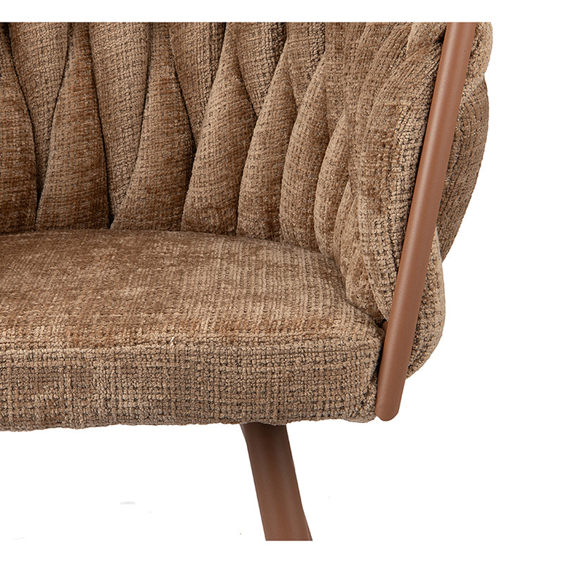 Wave Chair Caramel - Set van 2 stuks
