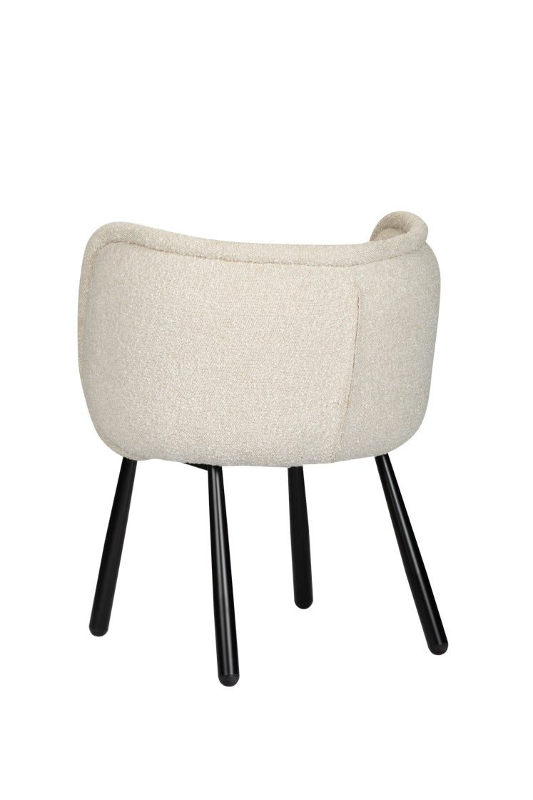 Panda Arm Chair White Pearl
