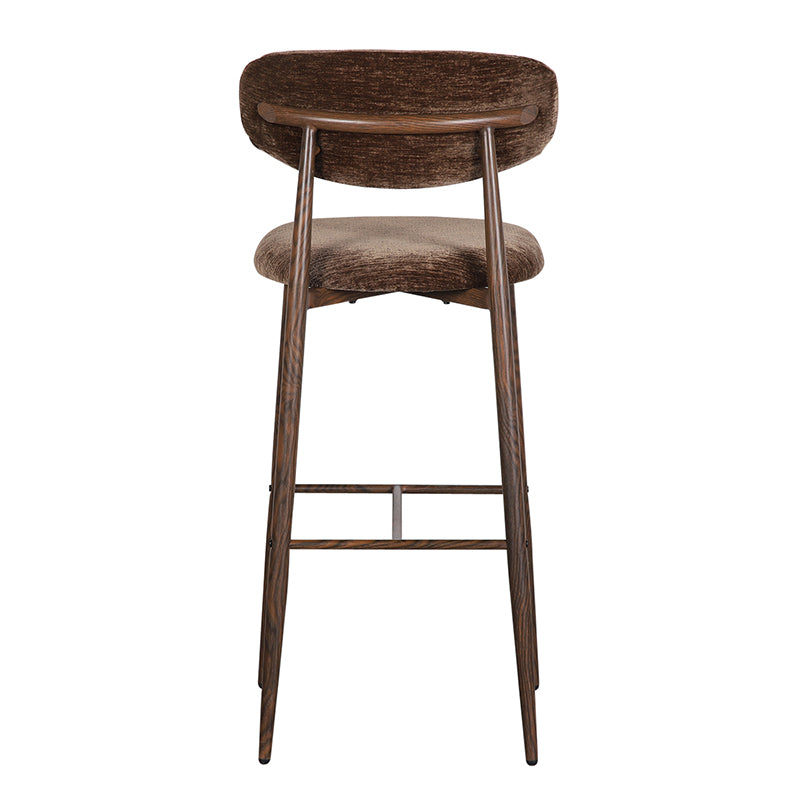 Japandi Kitchen Bar Chair Umber Hoog - Set van 2 stuks