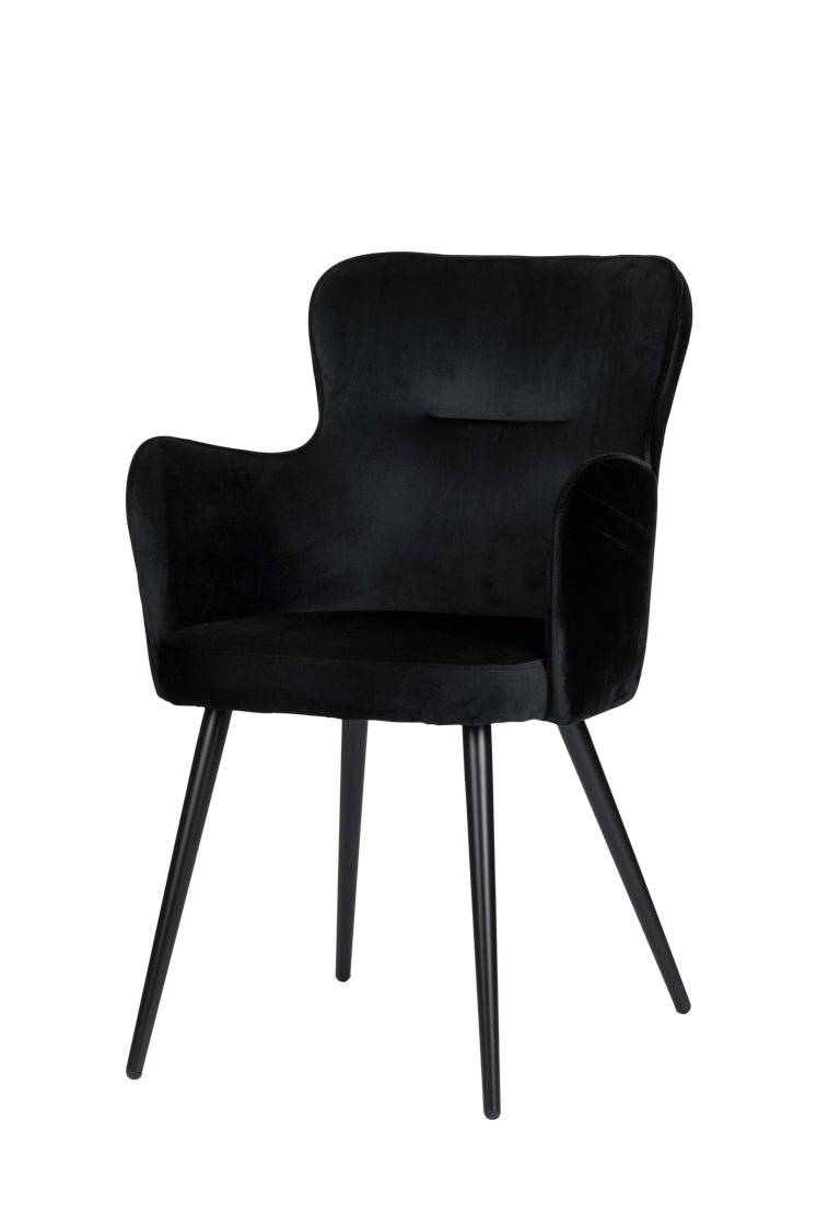 Wing Chair Black - Set van 2 stuks