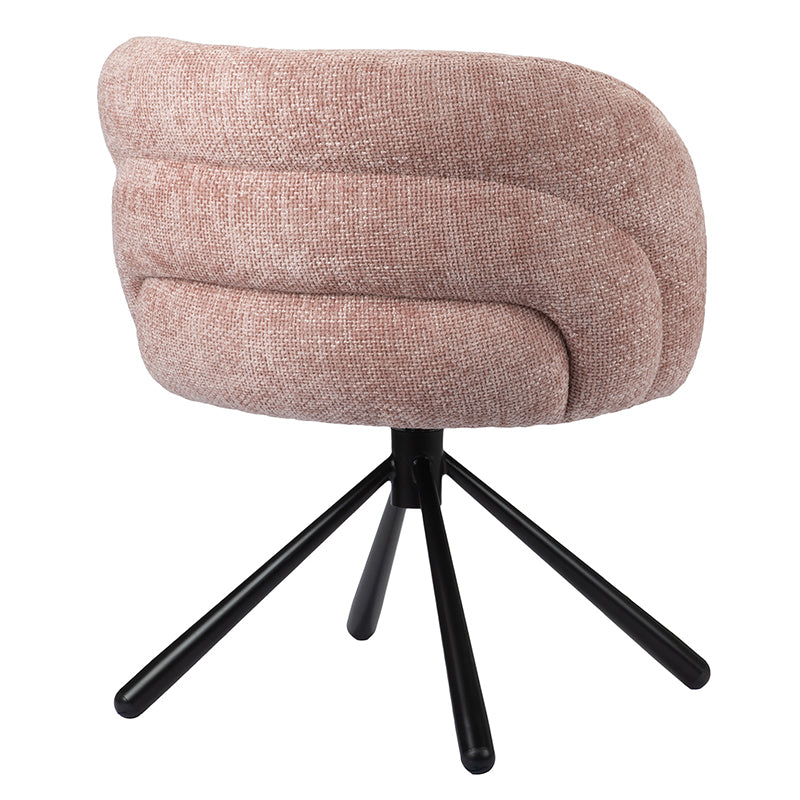Pebble Rotating Chair Pastel Pink