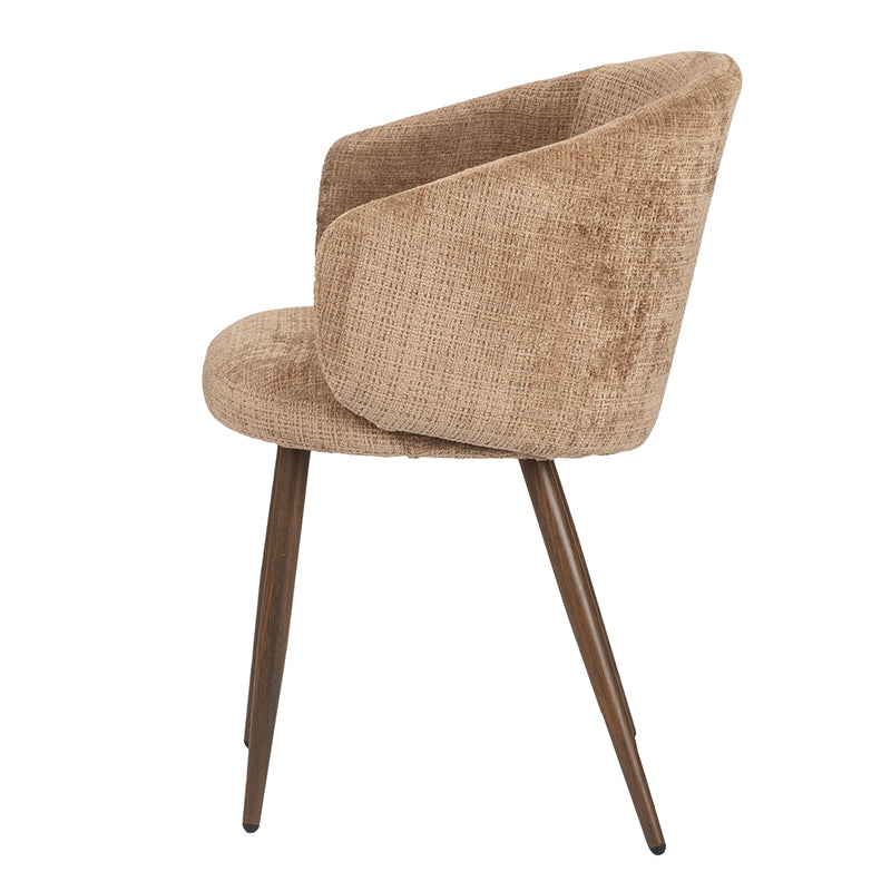 Luna Chair Caramel - Set van 2 Stuks