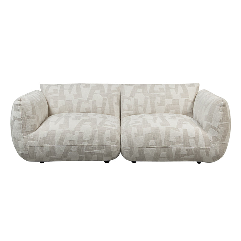 Amsterdam 2.5 Seater White Glyphs