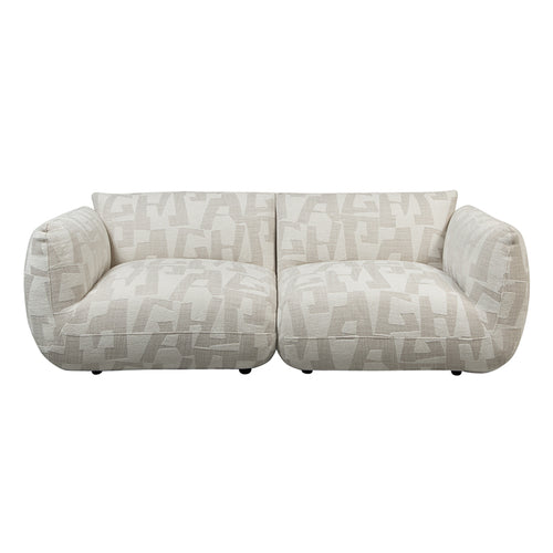 Amsterdam 2.5 Seater White Glyphs