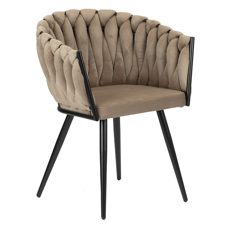 Wave Chair Sand White - Set van 2 stuks