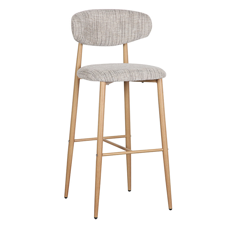 Japandi Kitchen Bar Chair Okura Hoog - Set van 2 stuks