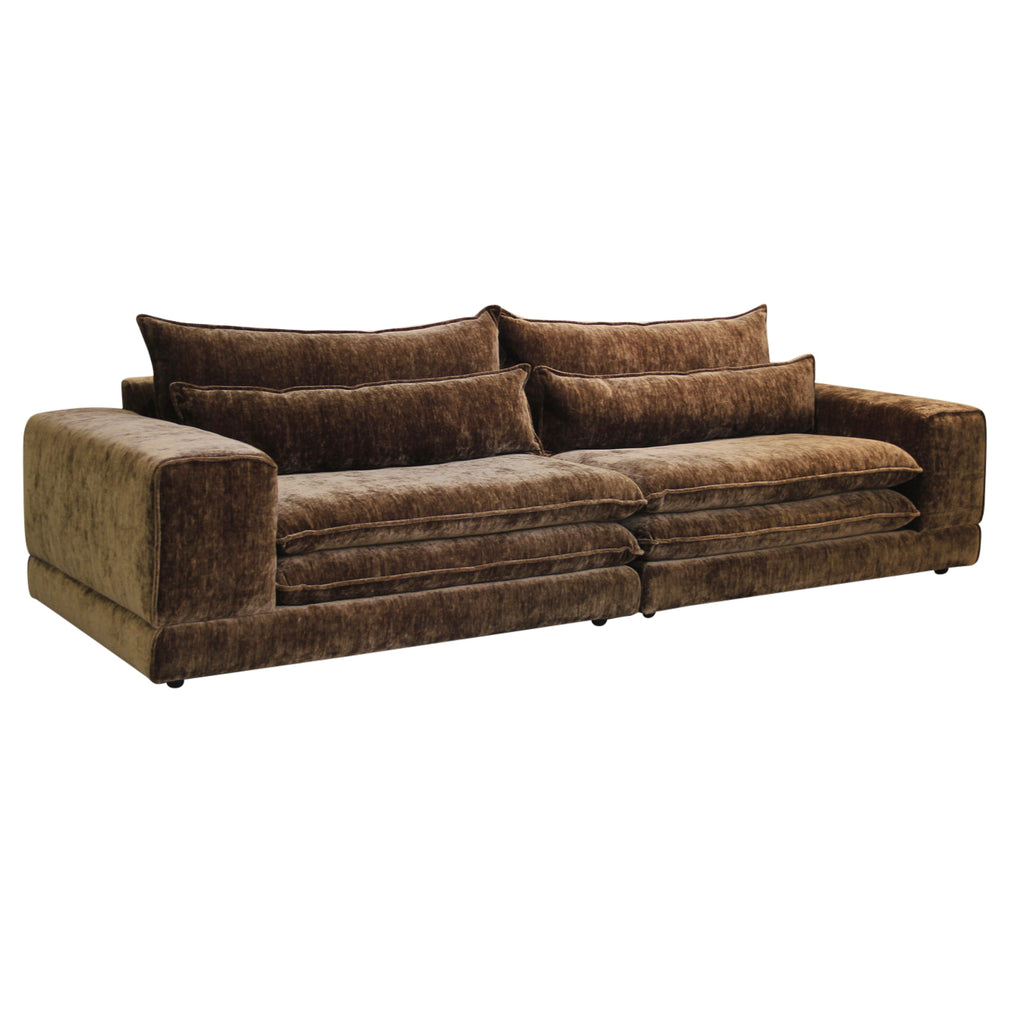 London 3-Seater Umber