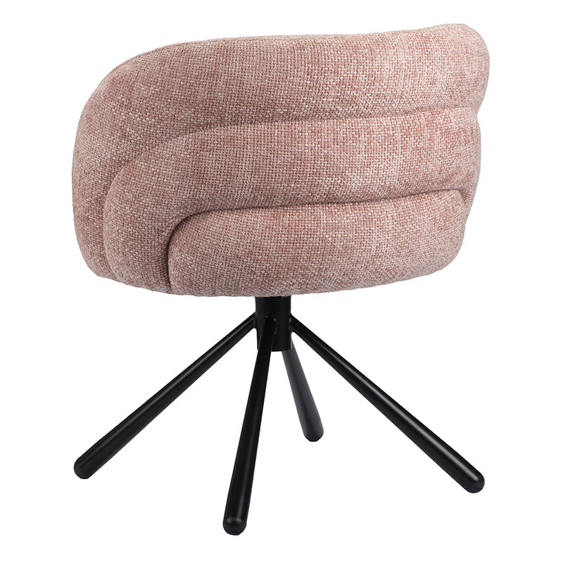 Pebble Rotating Chair Pastel Pink