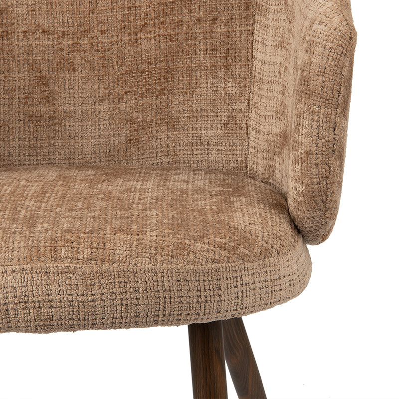 Luna Chair Caramel - Set van 2 Stuks