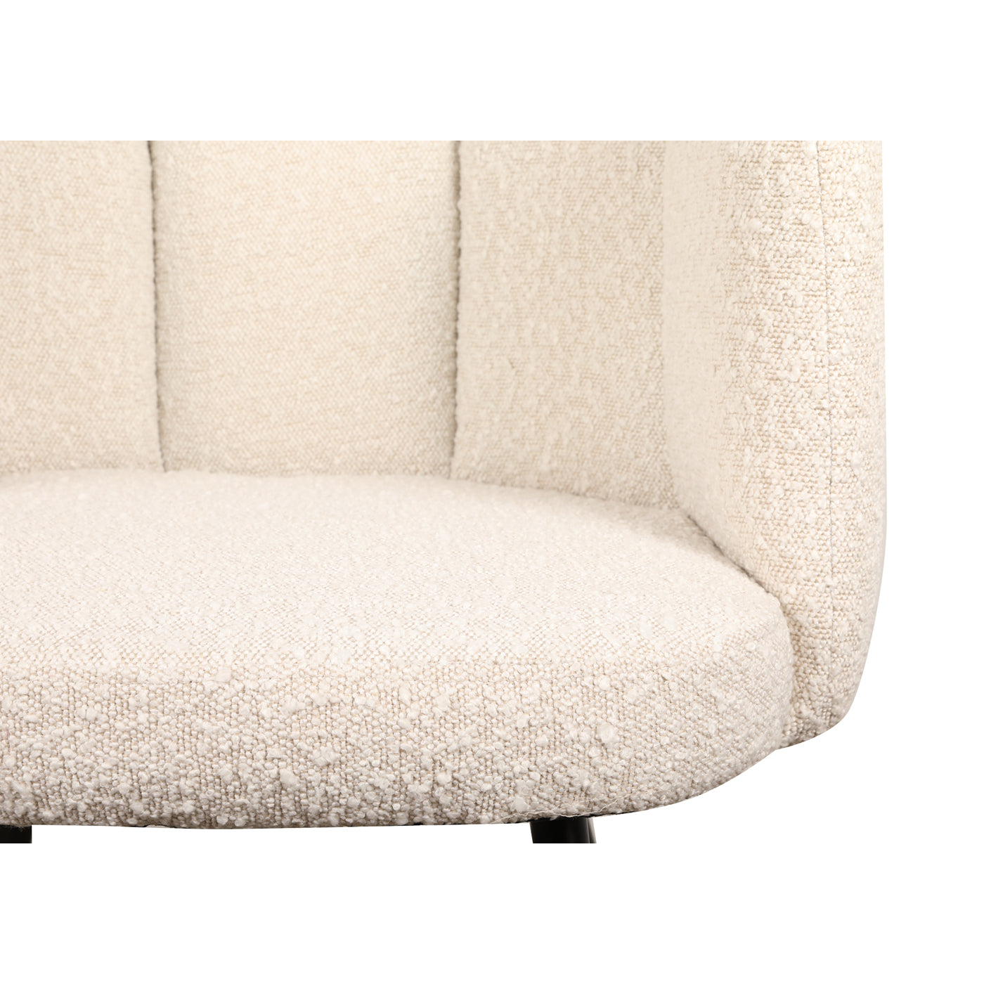 High Five Chair White Pearl (Bouclé) - Set van 2 stuks