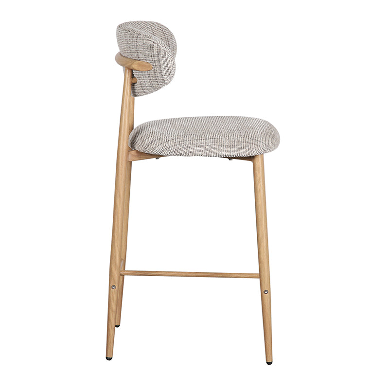 Japandi Kitchen Bar Chair Okura - Set van 2 stuks