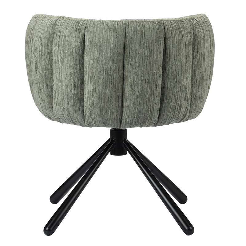 Shell Rotating Chair Crocodile Green