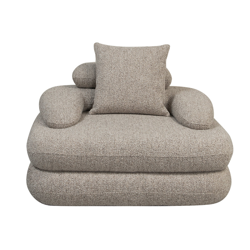 Cairo Lounge Chair Sand Bouclé