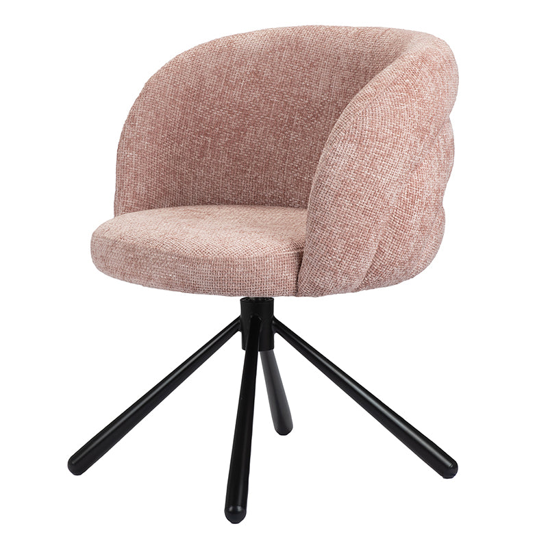 Pebble Rotating Chair Pastel Pink