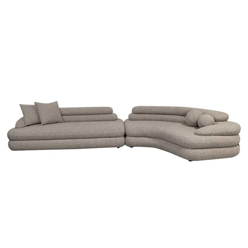 Cairo 6-Seater Sand Bouclé