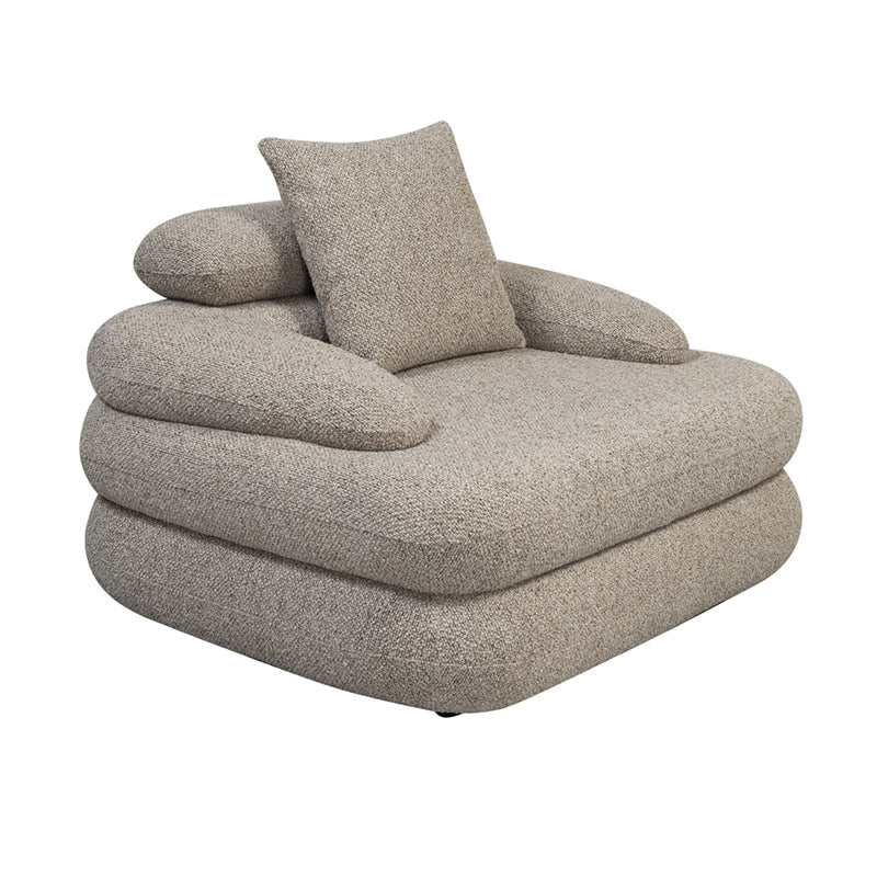 Cairo Lounge Chair Sand Bouclé