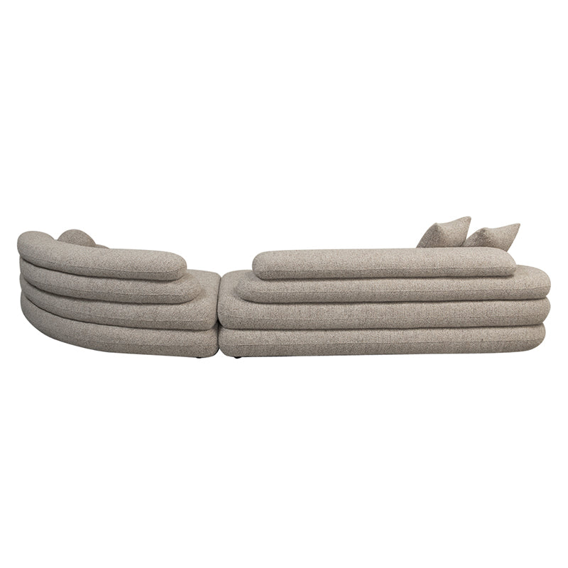 Cairo 6-Seater Sand Bouclé