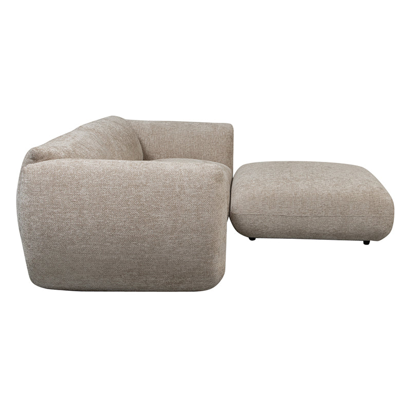 Amsterdam 2.5 Seater Latte + Ottoman