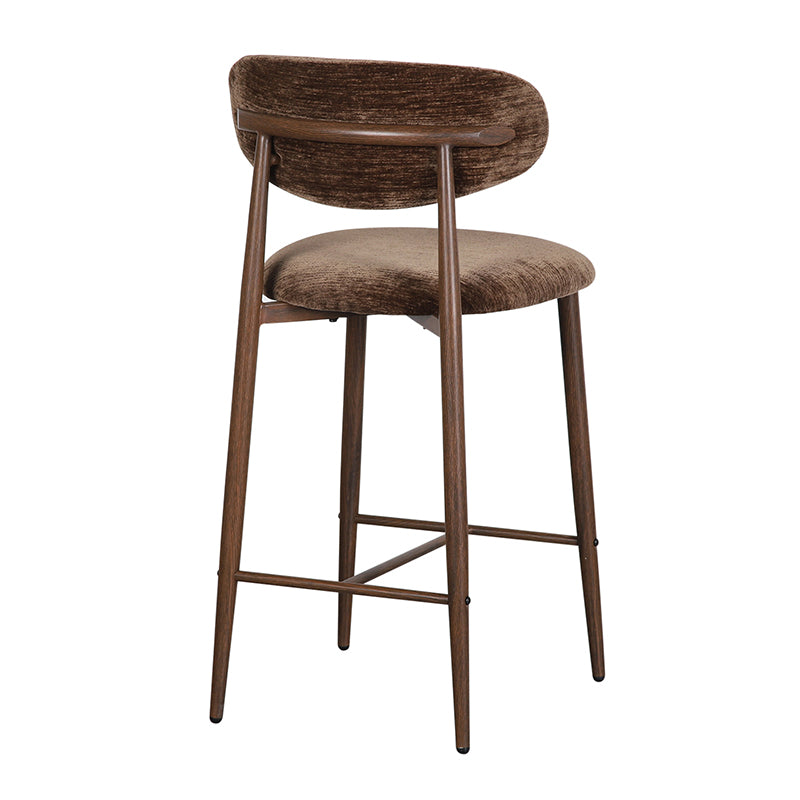 Japandi Kitchen Bar Chair Umber - Set van 2 stuks