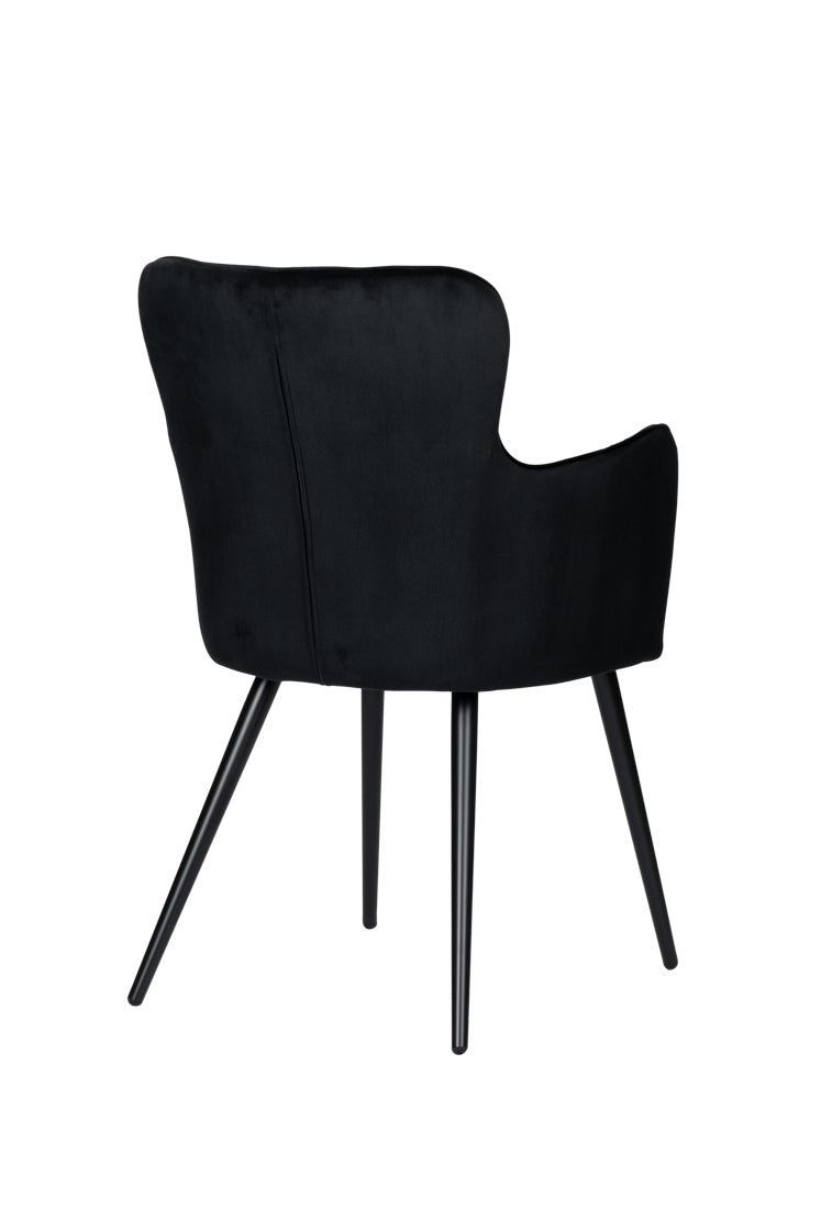 Wing Chair Black - Set van 2 stuks