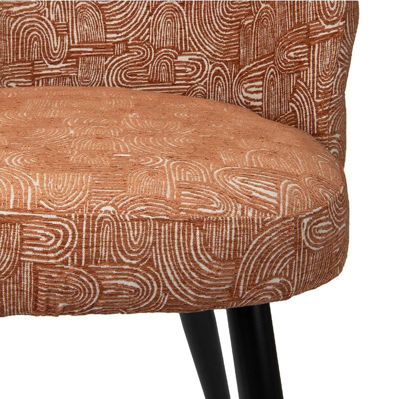 Cloud Chair Safiya Terracotta- Set van 2 stuks