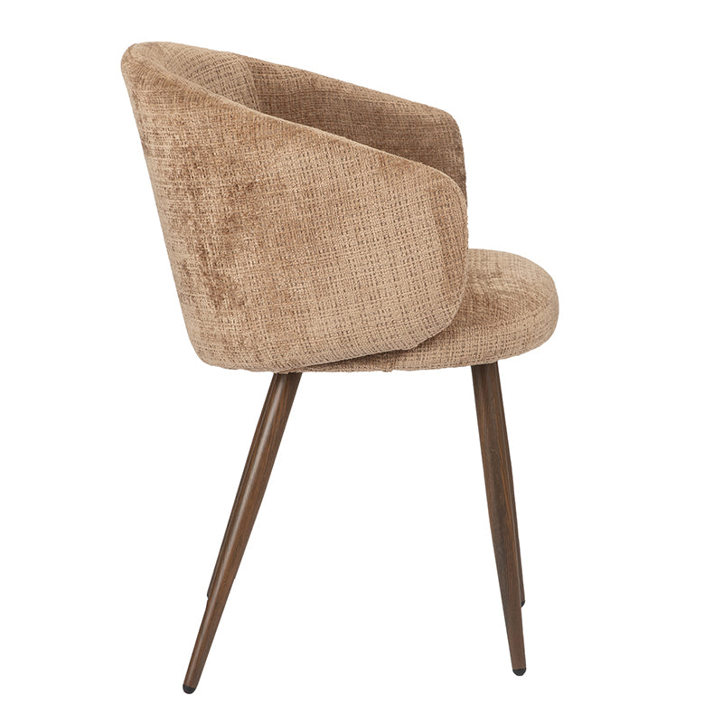 Luna Chair Caramel - Set van 2 Stuks