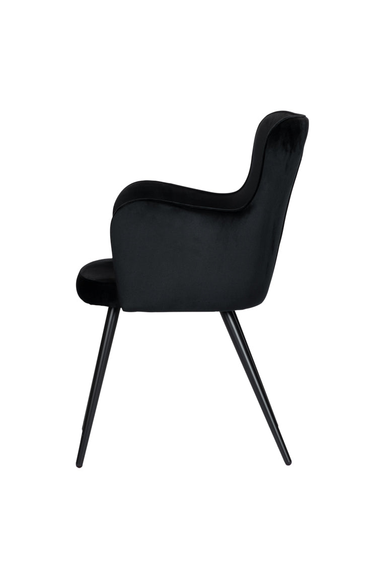 Wing Chair Black - Set van 2 stuks