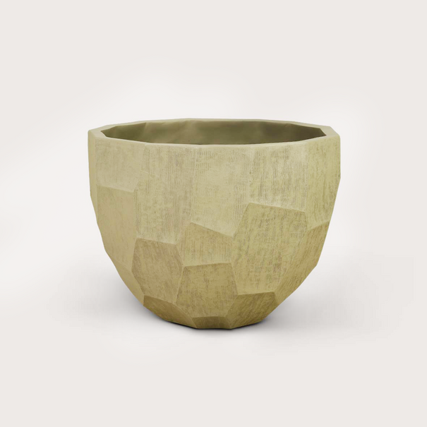 Pot Geo Beige D59 H45