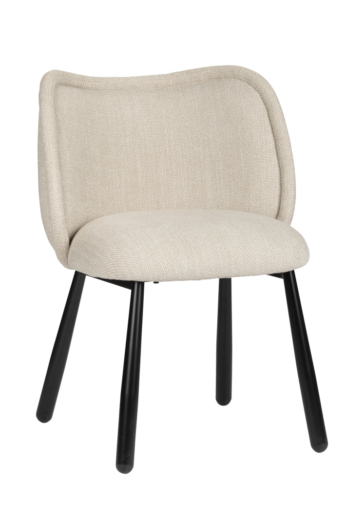 Panda Chair Beige - Set van 2 stuks