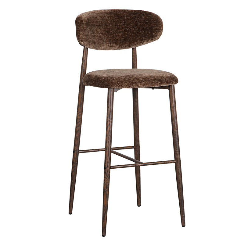 Japandi Kitchen Bar Chair Umber Hoog - Set van 2 stuks