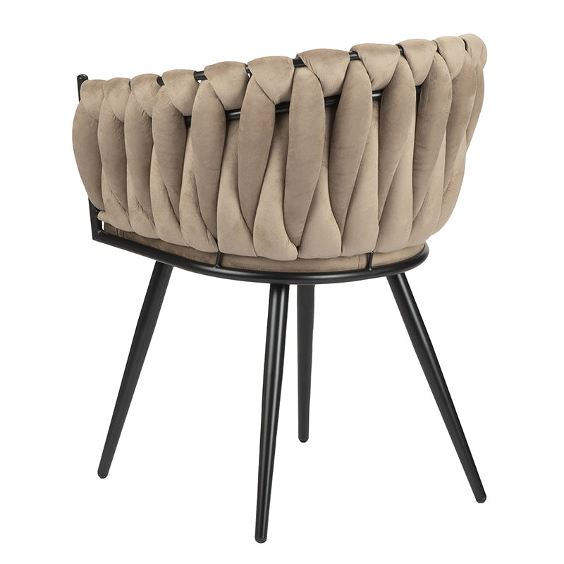 Wave Chair Sand White - Set van 2 stuks