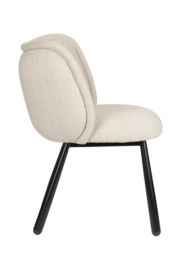 Panda Chair Beige - Set van 2 stuks