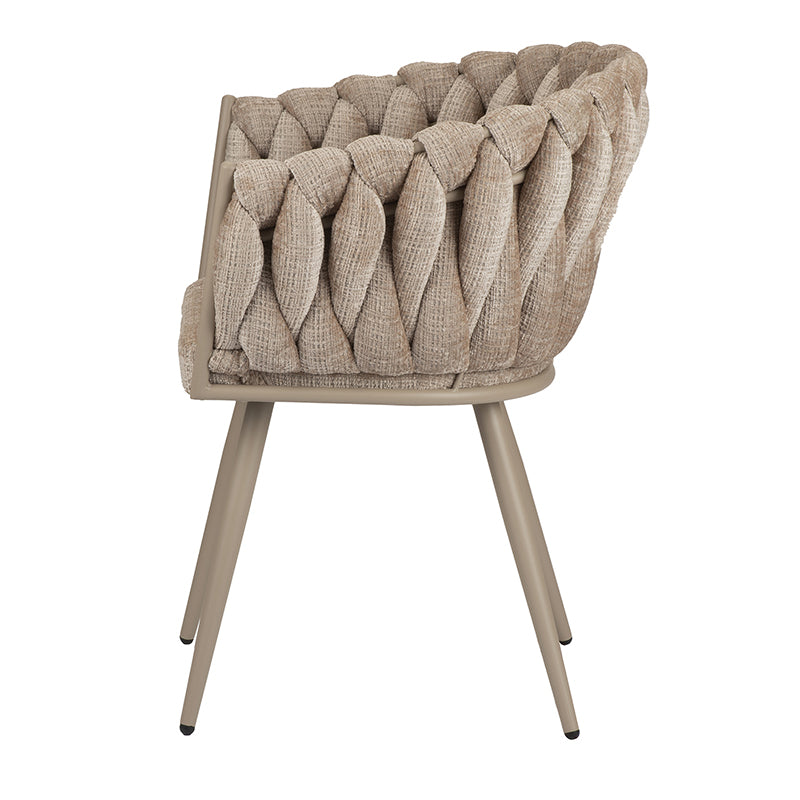 Wave Chair Cream - Set van 2 stuks