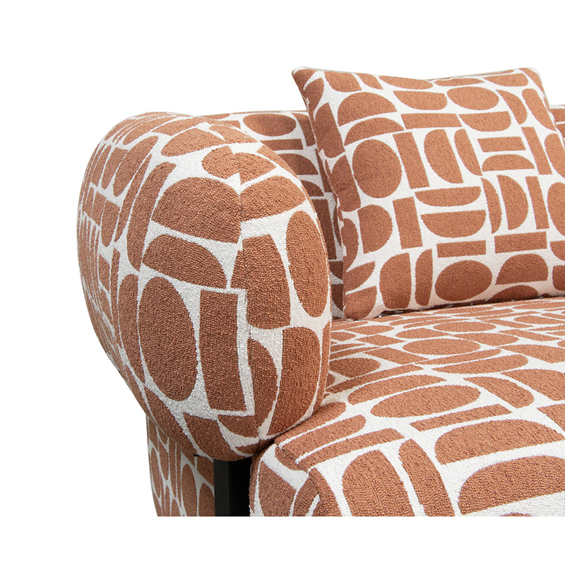 Kathmandu Lounge Chair Amon Terracotta