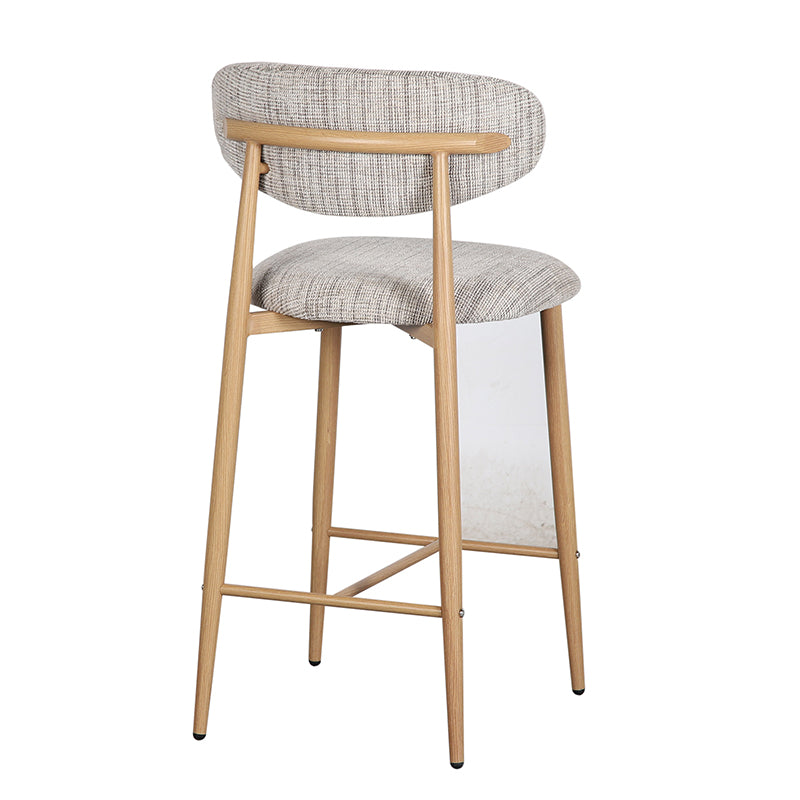 Japandi Kitchen Bar Chair Okura - Set van 2 stuks