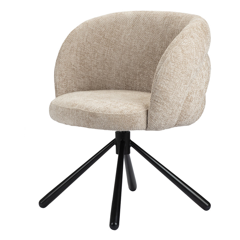 Pebble Rotating Chair Latte