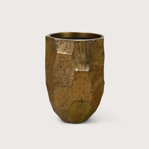 Pot Geo Brass D45 H65