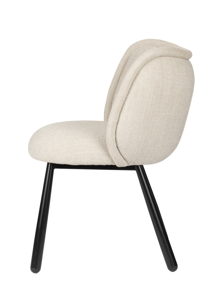 Panda Chair Beige - Set van 2 stuks