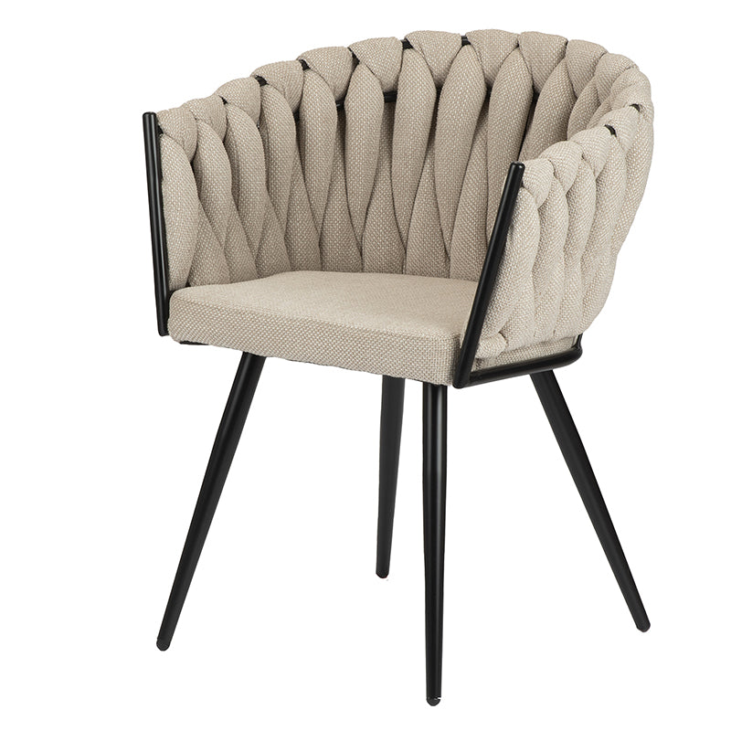 Wave Chair Beige - Set van 2 stuks