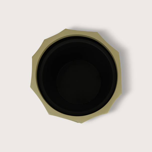 Pot Geo Beige H75 D55