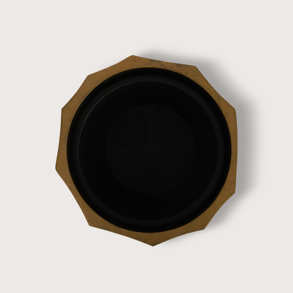 Pot Geo Brass D59 H45