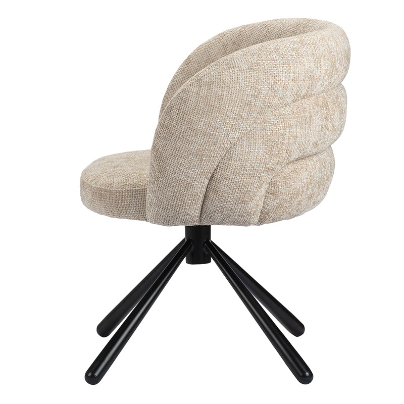 Pebble Rotating Chair Latte