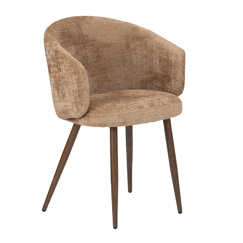 Luna Chair Caramel - Set van 2 Stuks