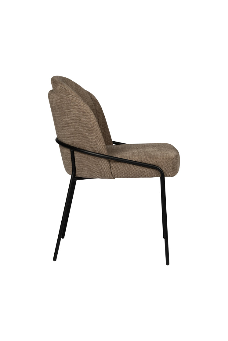 Fjord Chair Brown - Set van 2 stuks