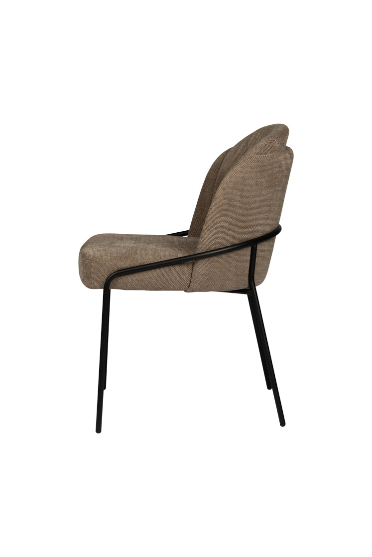 Fjord Chair Brown - Set van 2 stuks