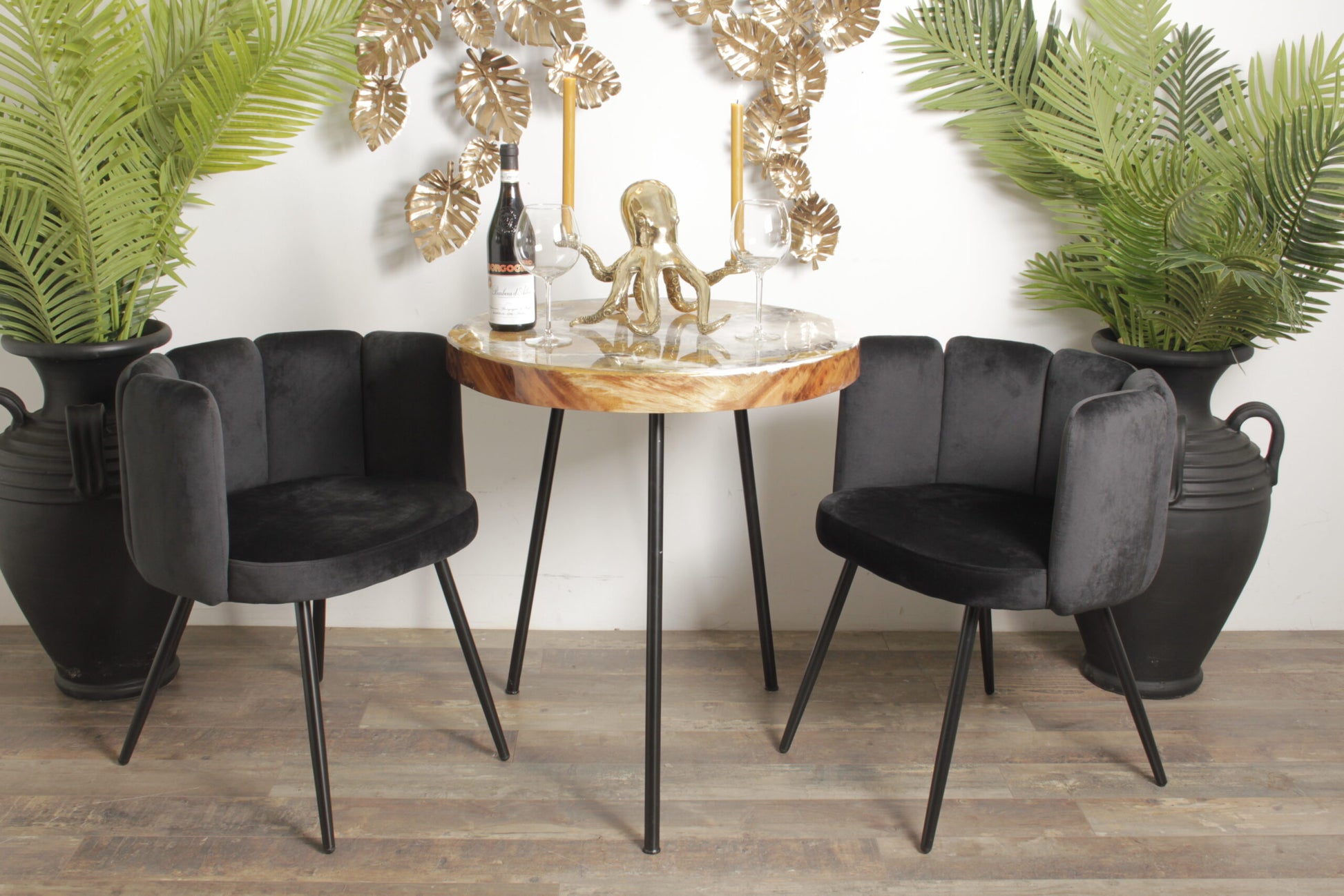 High Five Chair Black - Set van 2 stuks