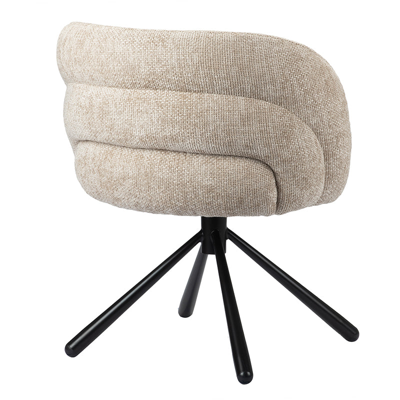 Pebble Rotating Chair Latte