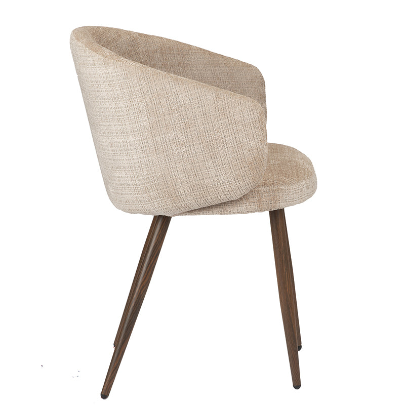 Luna Chair Cream - Set van 2 Stuks