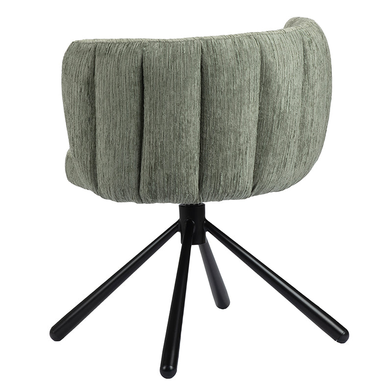 Shell Rotating Chair Crocodile Green