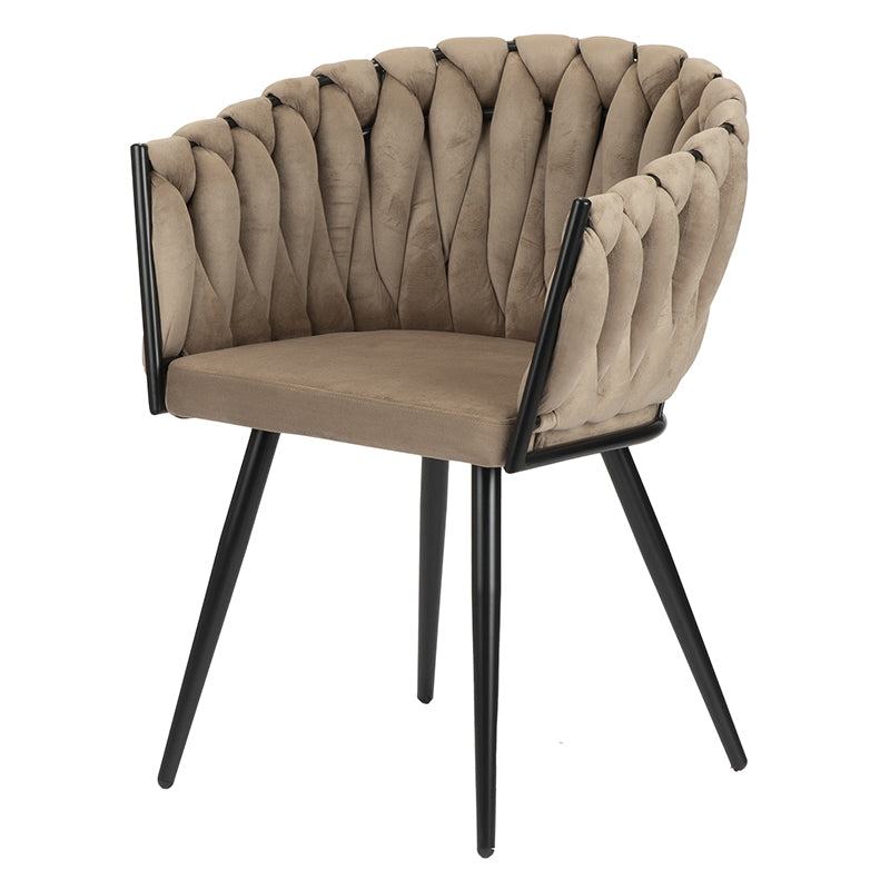 Wave Chair Sand White - Set van 2 stuks